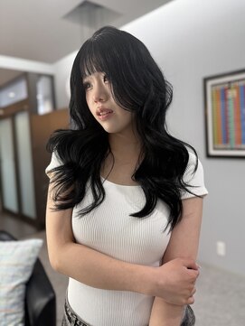 ブロンド(Blonde) 韓国レイヤー　ダークグレー