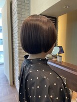 エルサフィロ ヨドヤバシ(el zafiro yodoyabashi)&nbsp;伸ばしかけショート　ベージュカラー