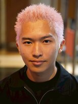 メリケンバーバーショップ コウベ(MERICAN BARBERSHOP KOBE) スパイキーベリーショートピンク