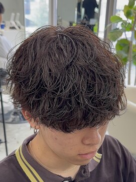 エデアンホンテン メンズサロン(EDEAN 本店 （旧：EDEAN 上通）) 熊本メンズサロン シャドウパーマ 波巻きスパイラル