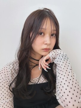 リアン バイ キートス(Lien by kiitos) レイヤー/くびれレイヤー/ラベンダーブラウン/顔まわりカット