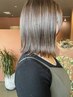 カット+白髪ぼかし(ハイライト)ブリーチカラー¥20850→¥20400