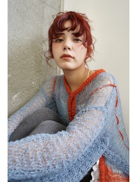 アペロ 柏(Apero) ブリーチ/アプリコットオレンジ/ヘアアレンジ