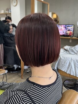 メアリー バイ メリー(marry by merry) 【立町メアリーバイメリー】まるみボブ×ピンクベージュ