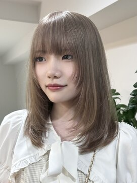 サンク 原宿 表参道(cinq) ミルクティーグレージュヘーゼルベージュオリーブベージュカラー