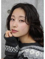 ピケ(pique)&nbsp;透明感カラー×くせ毛風パーマ×ルーズパーマ/20代/30代/40代