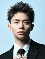 リップス 表参道店(LIPPS)&nbsp;スパイキーショートツーブロック刈り上げアップバング