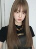 カット+透明感カラー＋髪質改善Tr ￥16,700 [顔周り/前髪カット/韓国]