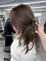 ニコ トウキョウ 渋谷(nico TOKYO)&nbsp;ミディアムレイヤーカット顔周りレイヤーハッシュカット透明感