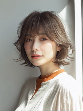 ハーツ(Heart's) 白髪ぼかし脱白髪染め似合わせカット40代50代60代