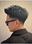 スパイキーショート/フェードカット