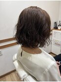 ボブ　スパイラルパーマ