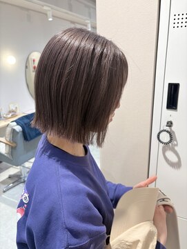 パプス ド コワフュール 川西能勢口店(Pap's de coiffeur) 透明感たっぷりラベンダーアッシュ＊
