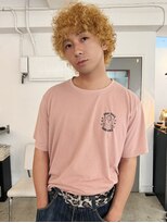 丹 lightning W color/hard perm