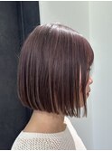 自然にまとまるぱつっとbob