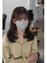 ミヨン 京都烏丸店(miyon)&nbsp;【miyon】韓国レイヤーカット×暗髪カラー×髪質改善