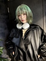 .elice 心斎橋 ダブルカラー/ウルフレイヤーカット【9/1NEWOPEN(予定)】 ショートウルフホワイトグレージュミニウルフオリーブグレージュ