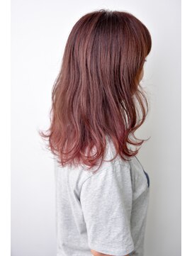 リジョイスヘア(REJOICE hair) 【REJOICE hair】レッドグラデーション sakuma