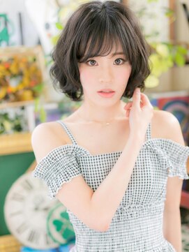 カバーヘア ブリス 上尾西口店(COVER HAIR bliss) *bliss上尾*愛され女子の黒髪ｘくせ毛風モテカールa