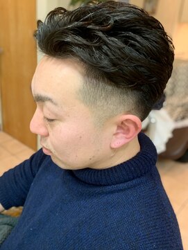 ウィルゴ(VIRGO) 【VIRGO】スキンフェードのツーブロックパーマスタイル