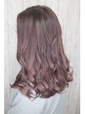 モーブピンクグラデーション◆段カット◎20代30代