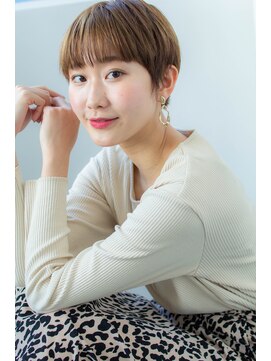 アコロン(acoron) 小顔タラちゃんショート×ダブルバング×ブランジュカラー2