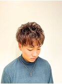 無造作ピンパーマ★ツーブロック