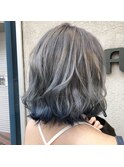 シルバー×ブルー
