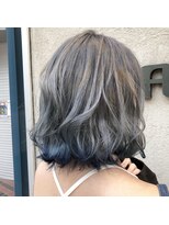 アップル(APPLE!) シルバー×ブルー