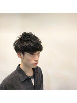 リレーションメンズヘアー(RELATION MEN'S HAIR)&nbsp;ニュアンスマッシュ×パーマ／カルマパーマ／ダークアッシュ