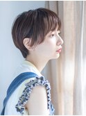 シンプル耳かけショート