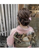 振り袖☆アップスタイル