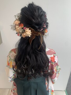 美容室 アイディー i-dee 袴アレンジ