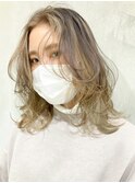 ツートンカラー_マロンベージュAラインボブ_ba320131