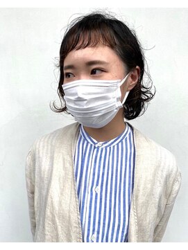 アルジャーノン(algernon) オン眉ボブ