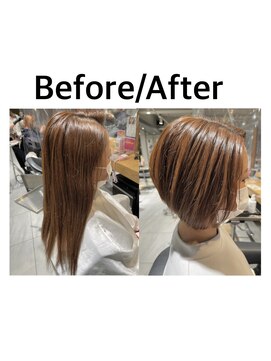 リーオオサカ(Lee Osaka) 【Lee大阪店】高感度upな前下がりボブ/新出奈津樹