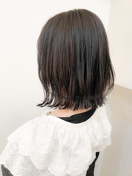 ネオリーブアイム 横浜西口店(Neolive aim) 切りっぱなしボブ ワンカールスタイル【横浜】