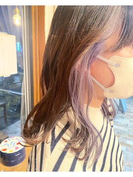 ベランダ(veranda) 透明感♪インナーカラー