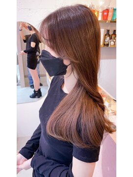 シーシンジュク 新宿南口(Sea shinjuku) 大人ガーリー×ブリーチなし◎前髪/顔周り×韓国ロング[新宿]