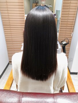 ヘアー ワークス ボナ 前橋店(HAIR WORKS bona.) 似合わせカット×髪質改善ケア【ストレート1】
