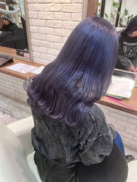 シュガー ヘアアンドネイル 仙台(SUGAR) 髪質改善カラー◎パープル