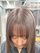 ヘア デザイン ヴェルダ(hair design Verda) ミルクティーグレージュ