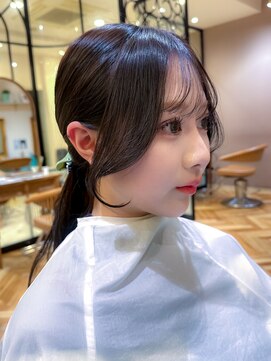ロンド ブランシュ 錦糸町北口(Lond blanche) 顔周りカット 韓国ヘア
