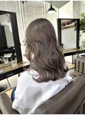 グレーベージュ グレージュ ことりベージュ レイヤーロング