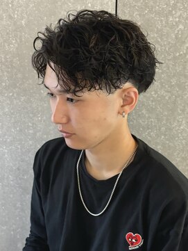 ニアウ 太田店(Niau) ツイストスパイラルパーマ波巻きスパイラルパーマメンズカラー