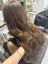 リア(riah) ケアブリーチ/透明感ミルキーカラー/ミルクティーブラウン