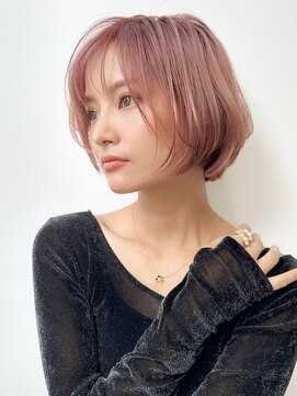 ロンドエニカ 大宮(Lond enika) 前髪カタログアンブレラカラーこなれミディウェーブパーマ大宮