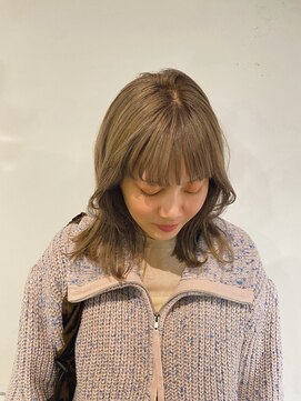 ドットプラス リム(Dot+LIM) ワンブリーチで作るグレージュカラー