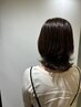 『女性限定』50代以上に大好評♪カット＋白髪染めミディアムスタイル