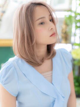 カバーヘア ブリス 上尾西口店(COVER HAIR bliss) ★ダブルカラー伸ばしかけワンレン小顔ミディアム20代30代★1